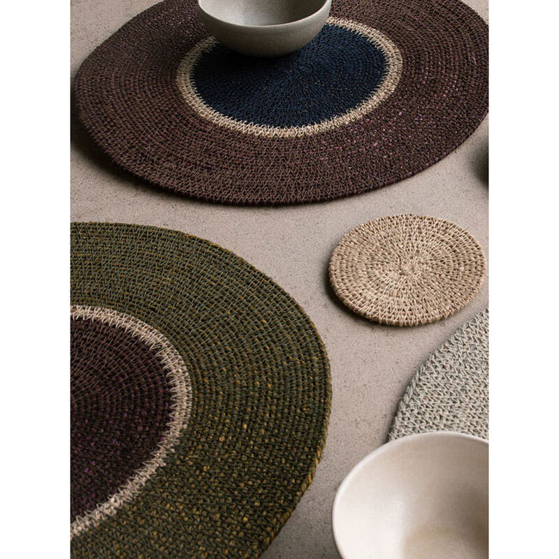 Citt&agrave; Pinto Ivy/Mulberry Placemat 34cm image number 1